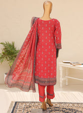 Bareera By MTF Digital Printed Mid Summer Lawn 3 Piece Unstitched Suit MTF24BV3 D-05